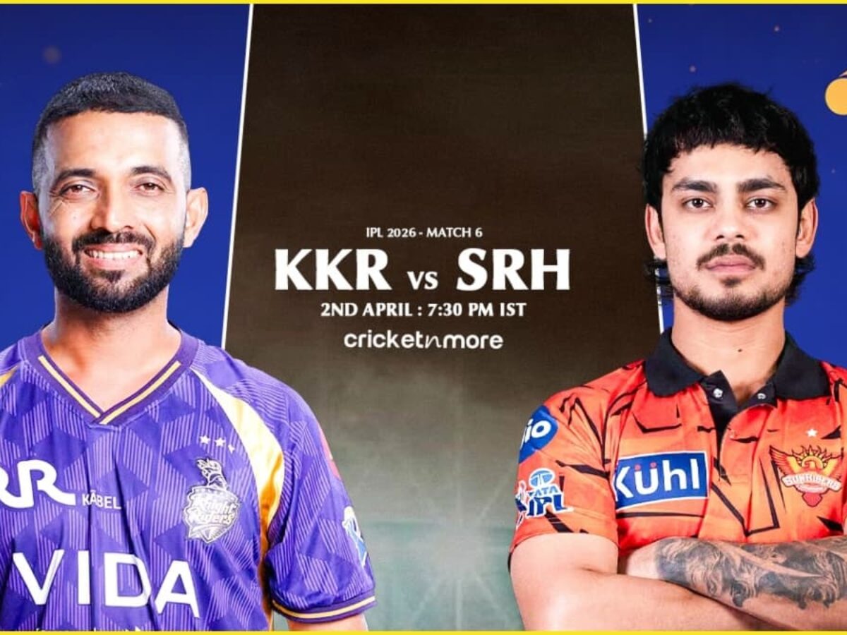 KKR vs SRH (2 April 2026)